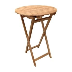 Florence Inklapbare Bartafel Teak dia. 70x105 cm - Buitengewoon de boet
