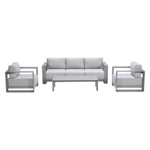Garden Impressions Malakka loungeset 4-delig taupe