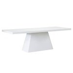 Giga Meubel - Tuintafel Rechthoek 200cm - Wit Eco Composiet - Avia