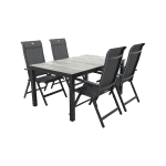 Hartman Milaan/Comino verstelbare tuinset (5-delig) - 163x105 cm.