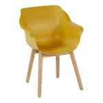 Hartman Tuinstoel 'Sophie Teak' met armleuning, kleur Geel