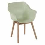 Hartman Tuinstoel 'Sophie Teak' met armleuning, kleur Mint