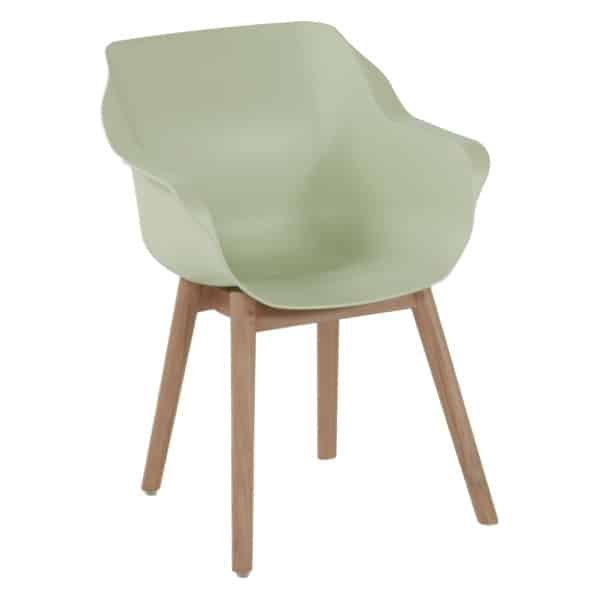 Hartman Tuinstoel 'Sophie Teak' met armleuning, kleur Mint