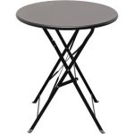 Kare Design Balcony tuintafel - zwart - 60cm