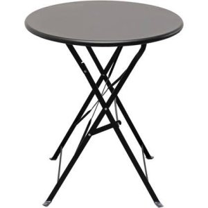 Kare Design Balcony tuintafel - zwart - 60cm