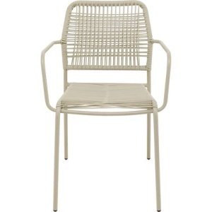 Kare Design Madagascar tuinstoel armleuningen - grijs