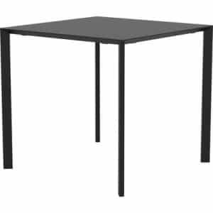 Kare Design Twist tuintafel - zwart - 80x80cm