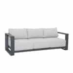 Levanto 3-zits Loungebank Carbon Black - Garden impressions