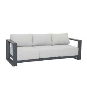 Levanto 3-zits Loungebank Carbon Black - Garden impressions