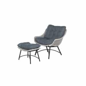 Logan fauteuil met voetenbank - Garden impressions