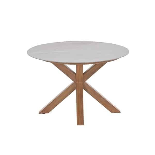 Lowland Tuintafel Napoli Sand dia. 120 cm - Garden impressions