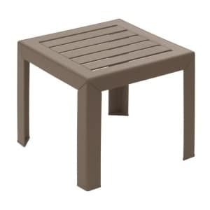 Miami salontafel 40x40cm taupe