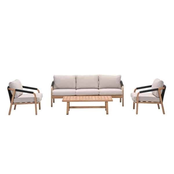 Monti Sofa Loungeset 4 dlg Gobi Sand - Garden impressions