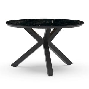 Oblong Tuintafel Marble Charcoal dia. 120 cm - Tierra outdoor