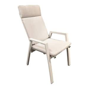 Paxon Tuinstoel Verstelbaar Silver Grey - Trestino