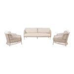 Puccini stoel-bank loungeset - 3-delig