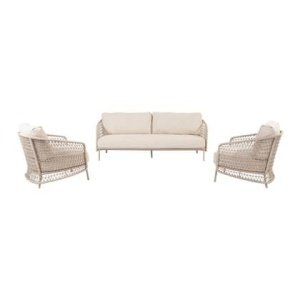 Puccini stoel-bank loungeset - 3-delig