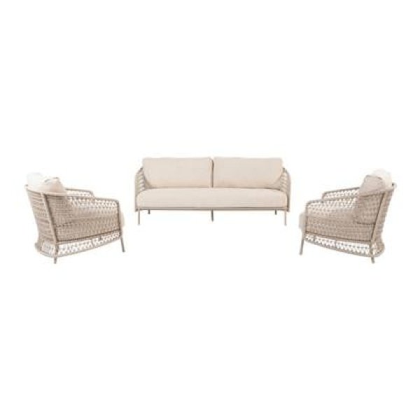 Puccini stoel-bank loungeset - 3-delig
