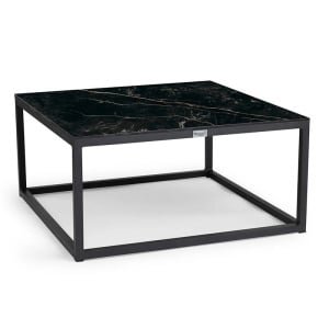 Rio Salontafel L Trespa Marble 80x80 cm - Tierra outdoor