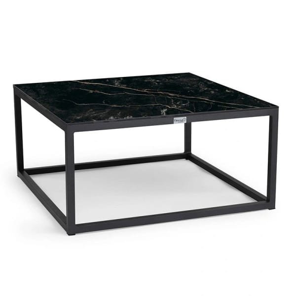 Rio Salontafel L Trespa Marble 80x80 cm - Tierra outdoor
