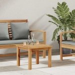 Salontafel Bruin 45 x 45 x 36 cm Massief teakhout