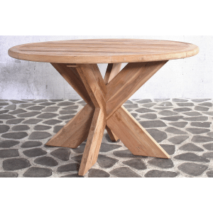 Teak tafel Malta Ø 130 cm- - Teak- Sens-Line
