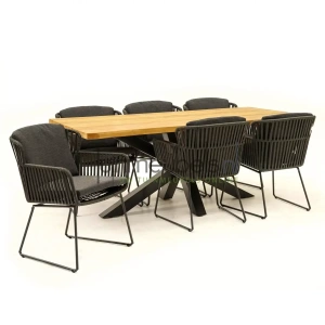 Tuinset Vitali antra met Spectral 200cm tafel van 4 Seasons Outdoor