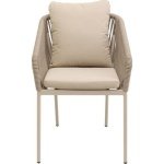 Tuinstoel met armleuningen Cyprus beige Kare Design
