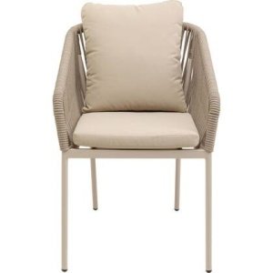 Tuinstoel met armleuningen Cyprus beige Kare Design