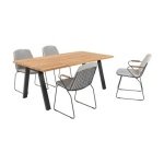 4 Seasons Veneto|Ambassador tuinset - 180x100 cm. - stapelbaar