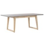 Beliani - ORIA - Tuintafel - Grijs - 90 x 180 cm - Vezelcement