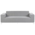 Beliani - ROVIGO - Tuinbank - Lichtgrijs - Polyester