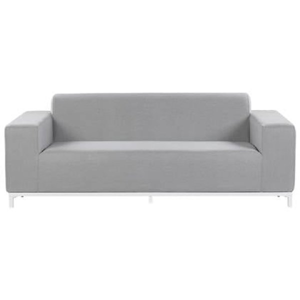 Beliani - ROVIGO - Tuinbank - Lichtgrijs - Polyester Beliani - ROVIGO - Tuinbank - Lichtgrijs - Polyester