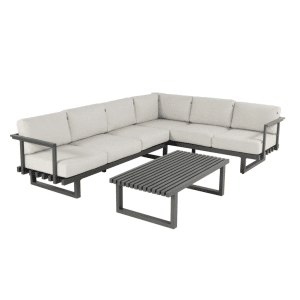 Calabria Lounge Corner Set 1 box set, KD legs - Hartman