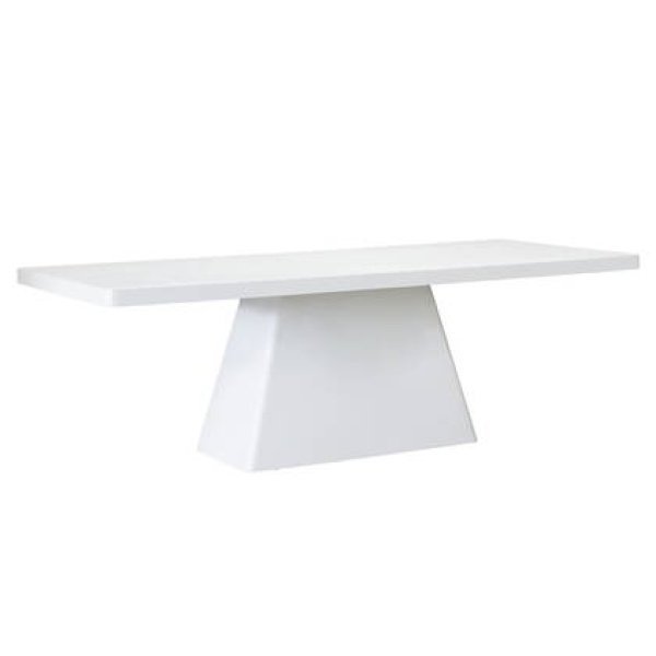 Giga Meubel - Tuintafel Rechthoek 240cm - Wit Eco Composiet - Avia