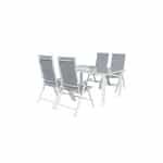 LIVARNO home Aluminium tuinset Houston 5-delig