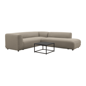 Lissabon/Toronto Sunbrella (Sit&Heat) verwarmde loungeset - Taupe