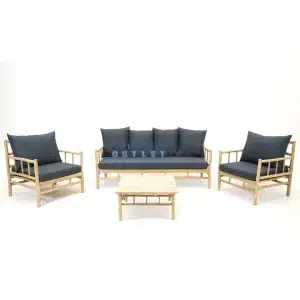 Loungeset Vita Bamboo 4 delig - naturel