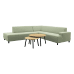 Malaga/Mindo - hoekbank loungeset chaise longue - green