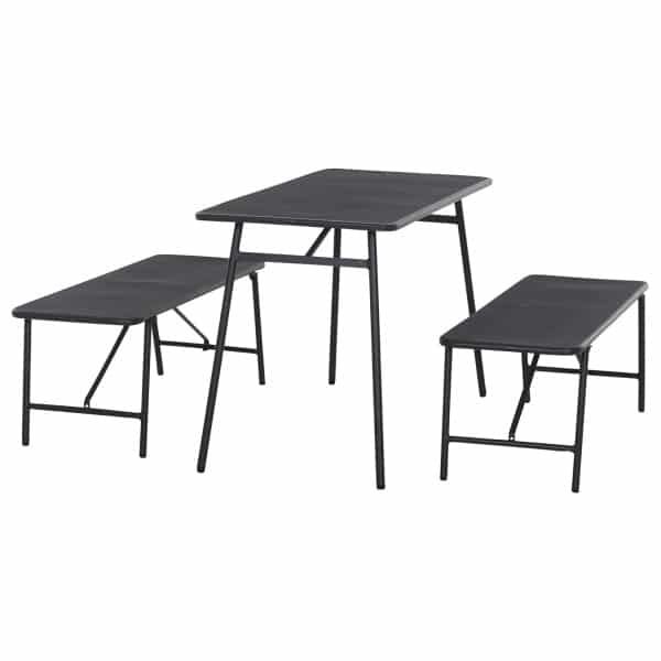 SIENA GARDEN Tuinset Palma (2 bankjes + 1 tafel)