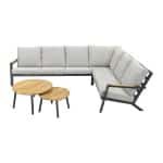 Santos/Mindo loungeset - hoekbank - antraciet