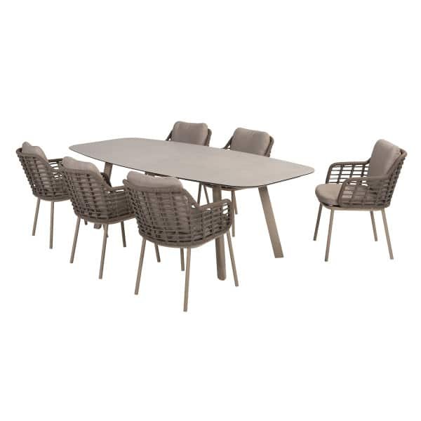 Taste Puglia/Manolo deens ovale tuinset - 240x103 cm.