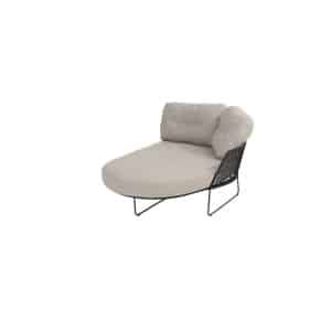 Taste Rhodos chaise lounge links antraciet - 4so