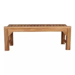 Teak bank Dennis 120 - Buitengewoon de boet