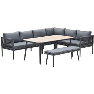 Teramon Loungedining set 6-delig II - Garden impressions