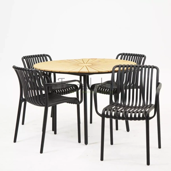 Tuinset Porto met Lavras tuintafel 110cm