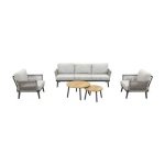 VDG Durban|Mindo stoel-bank loungeset - 5-delig