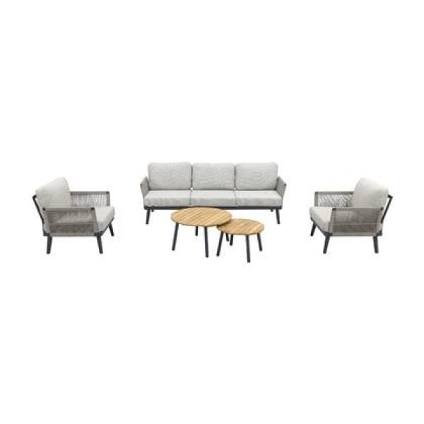 VDG Durban|Mindo stoel-bank loungeset - 5-delig
