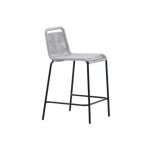 Venture Home Lindos Barkruk 54 x 88,5 x 52,5 - Lichtgrijs - 2-pack