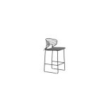 Venture Home Milano Barkruk 48 x 94 x 47 - Zwart - 4-pack